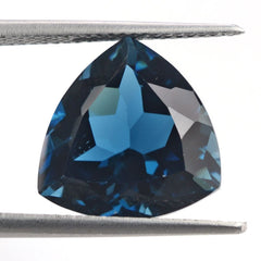 LONDON BLUE TOPAZ CUT TRILLION 13MM 9.00 Cts.