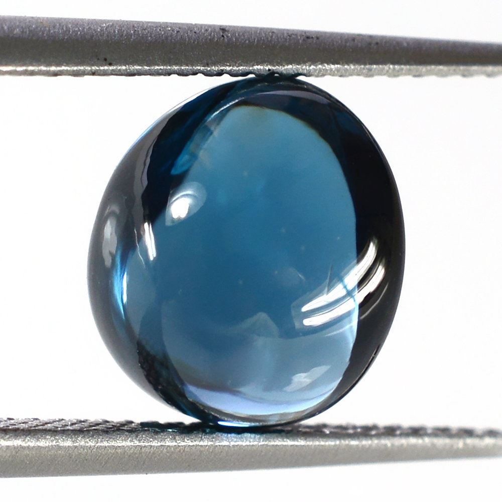 LONDON BLUE TOPAZ FANCY OVAL 10X9MM 5.40 Cts.