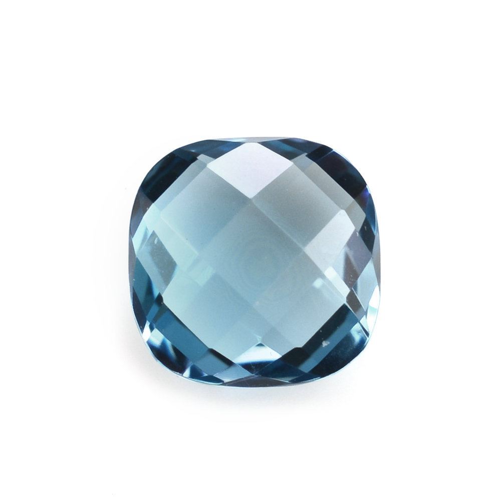 LONDON BLUE TOPAZ BRIOLETTE CUSHION 6MM 1.17 Cts.
