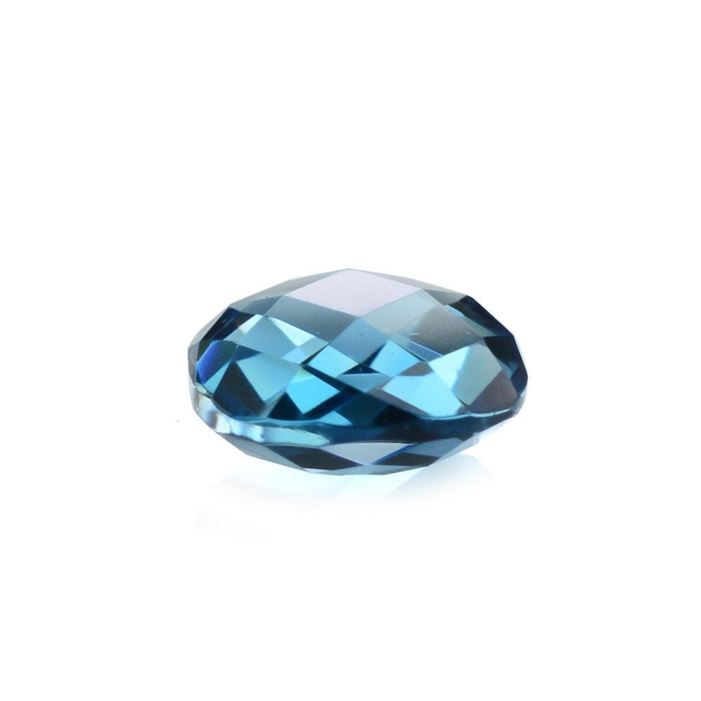 LONDON BLUE TOPAZ BRIOLETTE CUSHION 6MM 1.17 Cts.