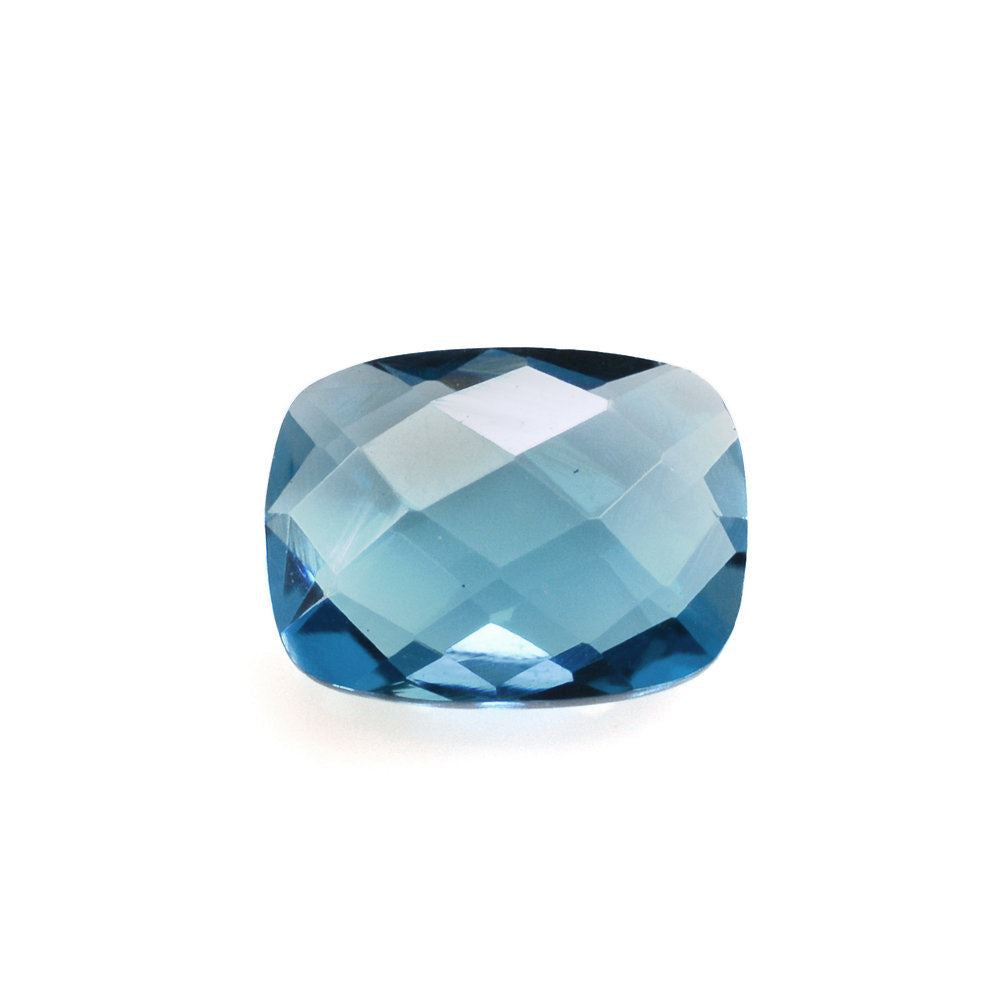 LONDON BLUE TOPAZ BRIOLETTE CUSHION 8X6MM 1.70 Cts.