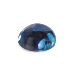 LONDON BLUE TOPAZ ROUND CAB 7MM 1.72 Cts.