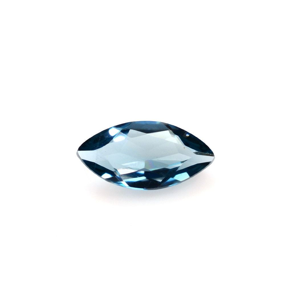 LONDON BLUE TOPAZ CUT MARQUISE 7X3.50MM 0.45 Cts.