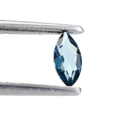 LONDON BLUE TOPAZ CUT MARQUISE 7X3.50MM 0.45 Cts.