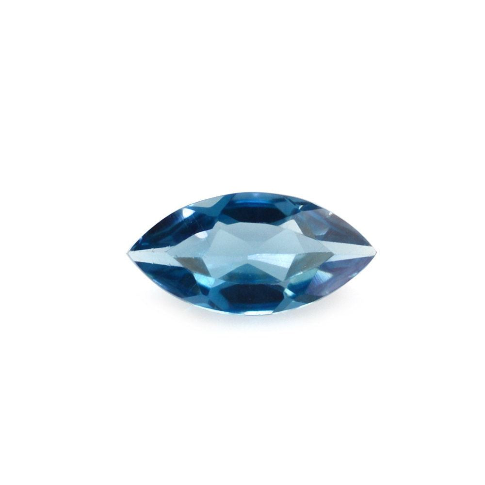 LONDON BLUE TOPAZ CUT MARQUISE 6X3MM 0.26 Cts.