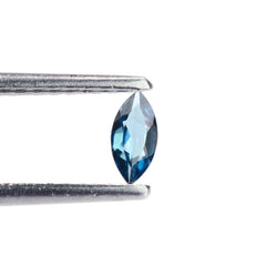 LONDON BLUE TOPAZ CUT MARQUISE 6X3MM 0.26 Cts.