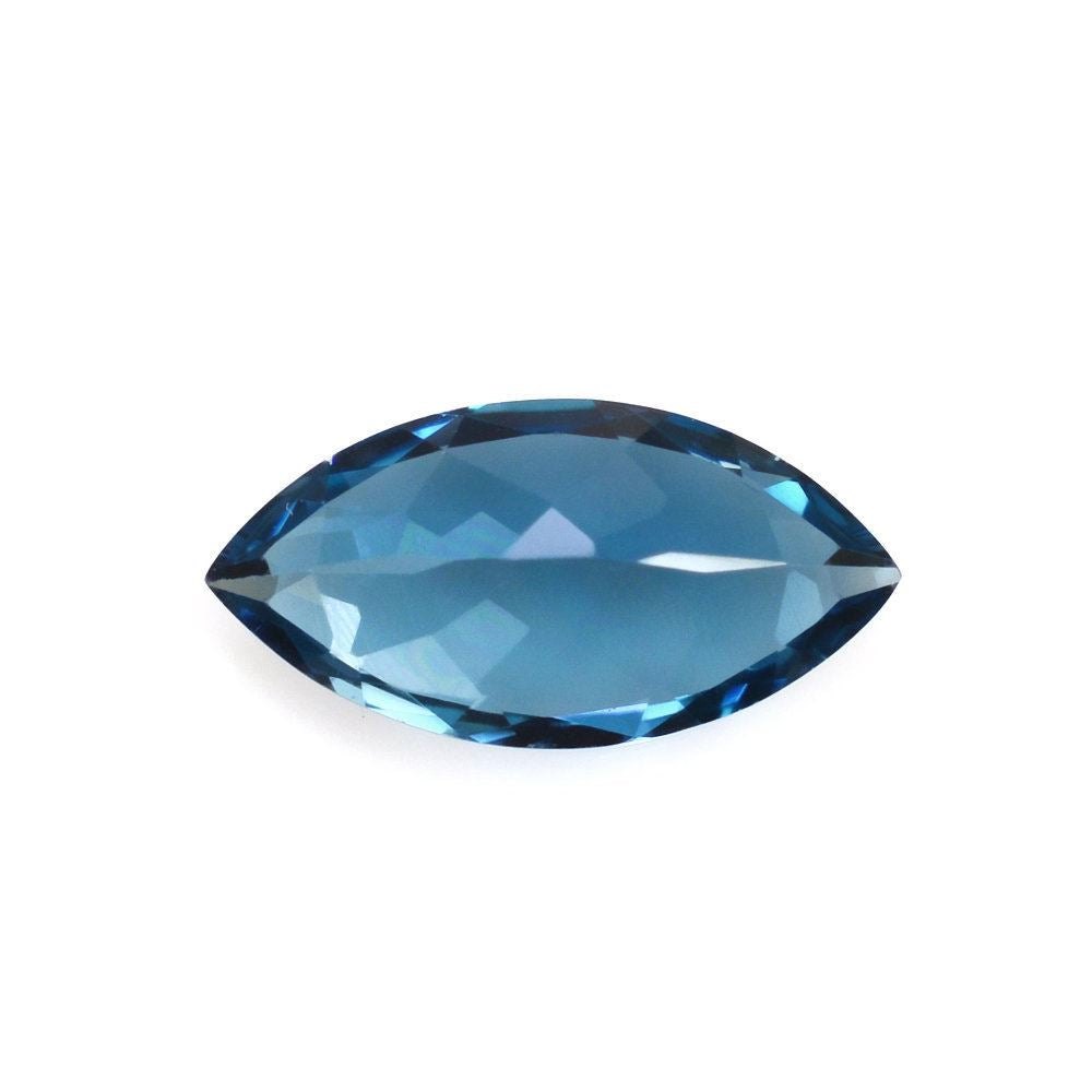 LONDON BLUE TOPAZ CUT MARQUISE 10X5MM 1.13 Cts.