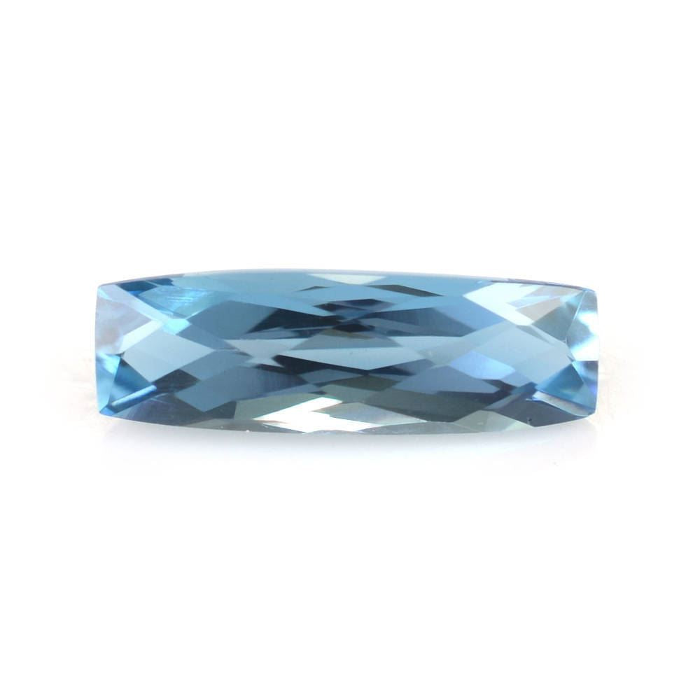 LONDON BLUE TOPAZ CHECKER CUT CUSHION 11X3.50MM 1.20 Cts.