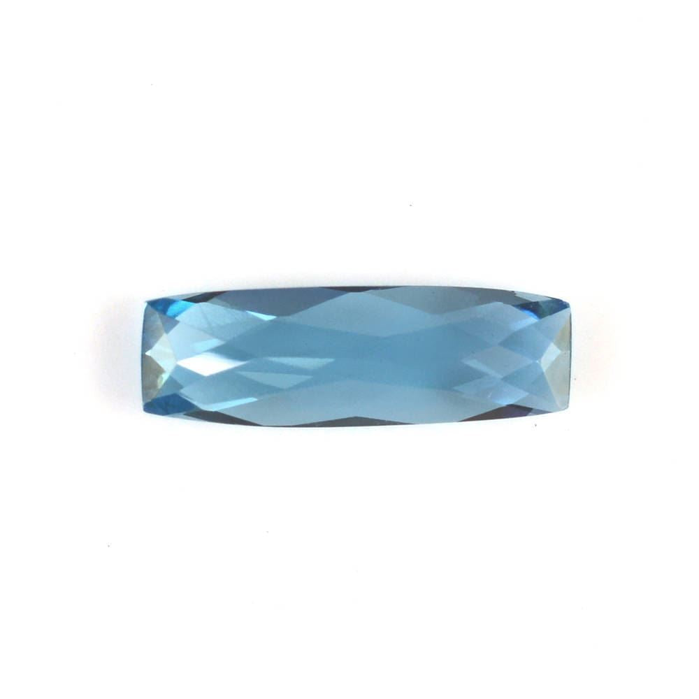 LONDON BLUE TOPAZ CHECKER CUT CUSHION 11X3.50MM 1.20 Cts.