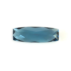 LONDON BLUE TOPAZ CHECKER CUT CUSHION 12.30X4.20MM 1.71 Cts.