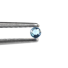 LONDON BLUE TOPAZ SPECIAL CUT ROUND (LITE) 2.50MM 0.06 Cts.