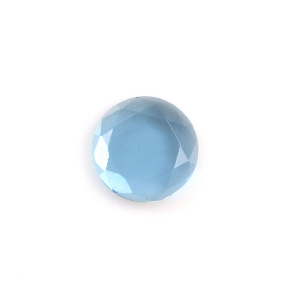 LONDON BLUE TOPAZ TABLE CUT ROUND CAB (LITE) 4.25MM 0.30 Cts.