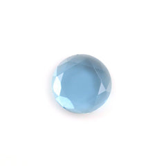 LONDON BLUE TOPAZ TABLE CUT ROUND CAB (LITE) 4.25MM 0.30 Cts.