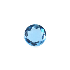 LONDON BLUE TOPAZ TABLE CUT ROUND CAB (LITE) 4MM 0.23 Cts.