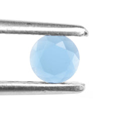LONDON BLUE TOPAZ TABLE CUT ROUND CAB (LITE) 4MM 0.23 Cts.