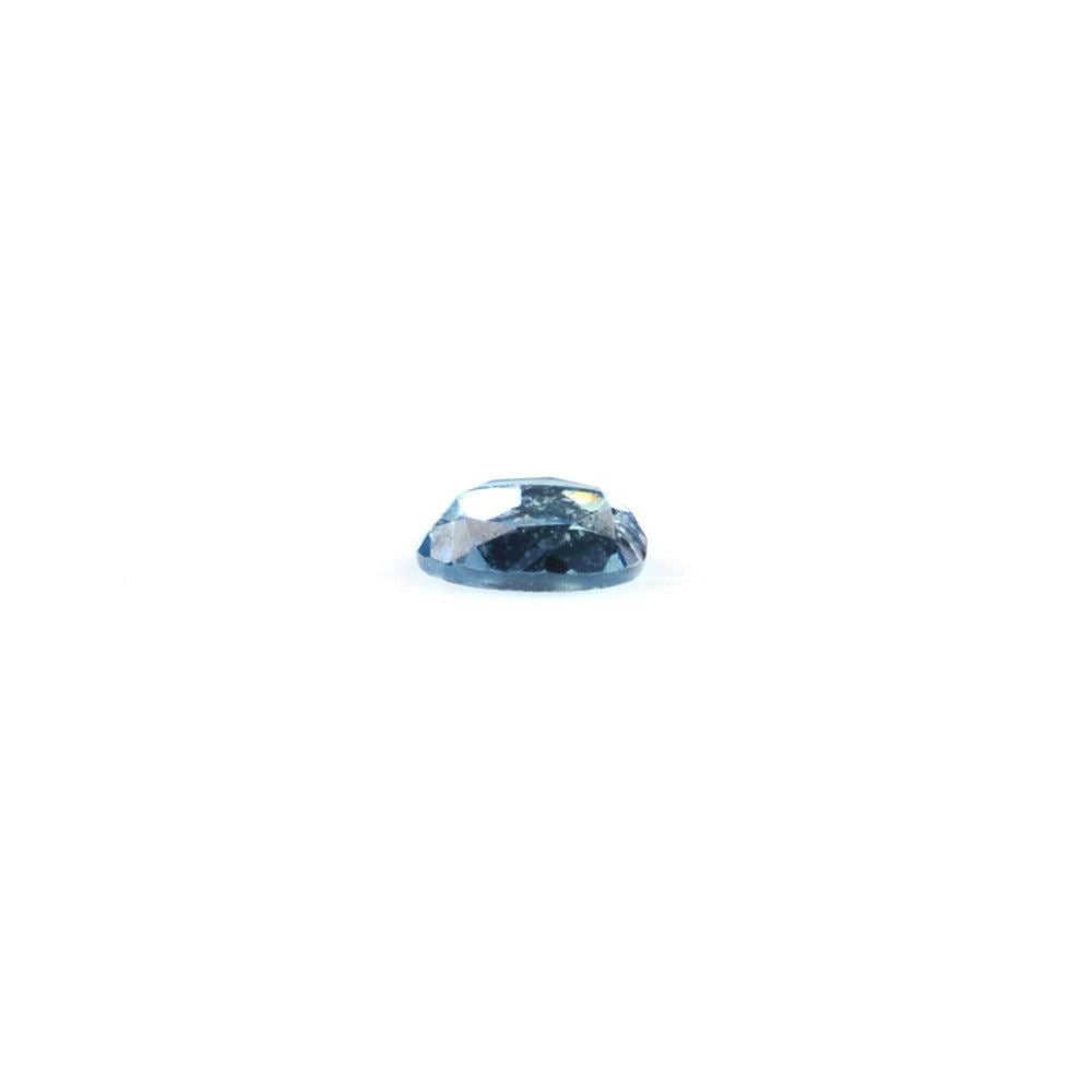 LONDON BLUE TOPAZ TABLE CUT ROUND CAB (LITE) 3MM 0.08 Cts.