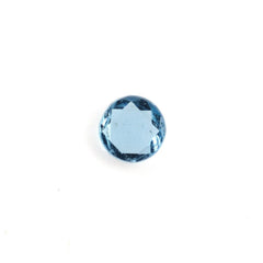 LONDON BLUE TOPAZ TABLE CUT ROUND CAB (LITE) 3MM 0.08 Cts.