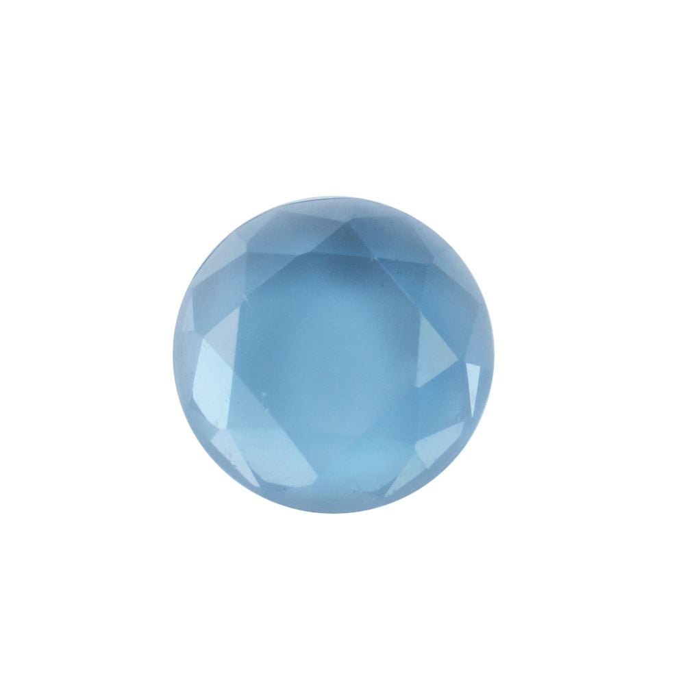 LONDON BLUE TOPAZ TABLE CUT ROUND CAB (LITE) 6.30MM 0.73 Cts.