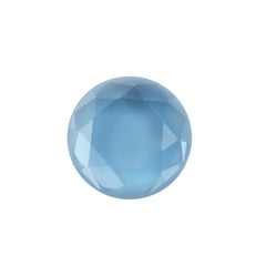 LONDON BLUE TOPAZ TABLE CUT ROUND CAB (LITE) 6.30MM 0.73 Cts.