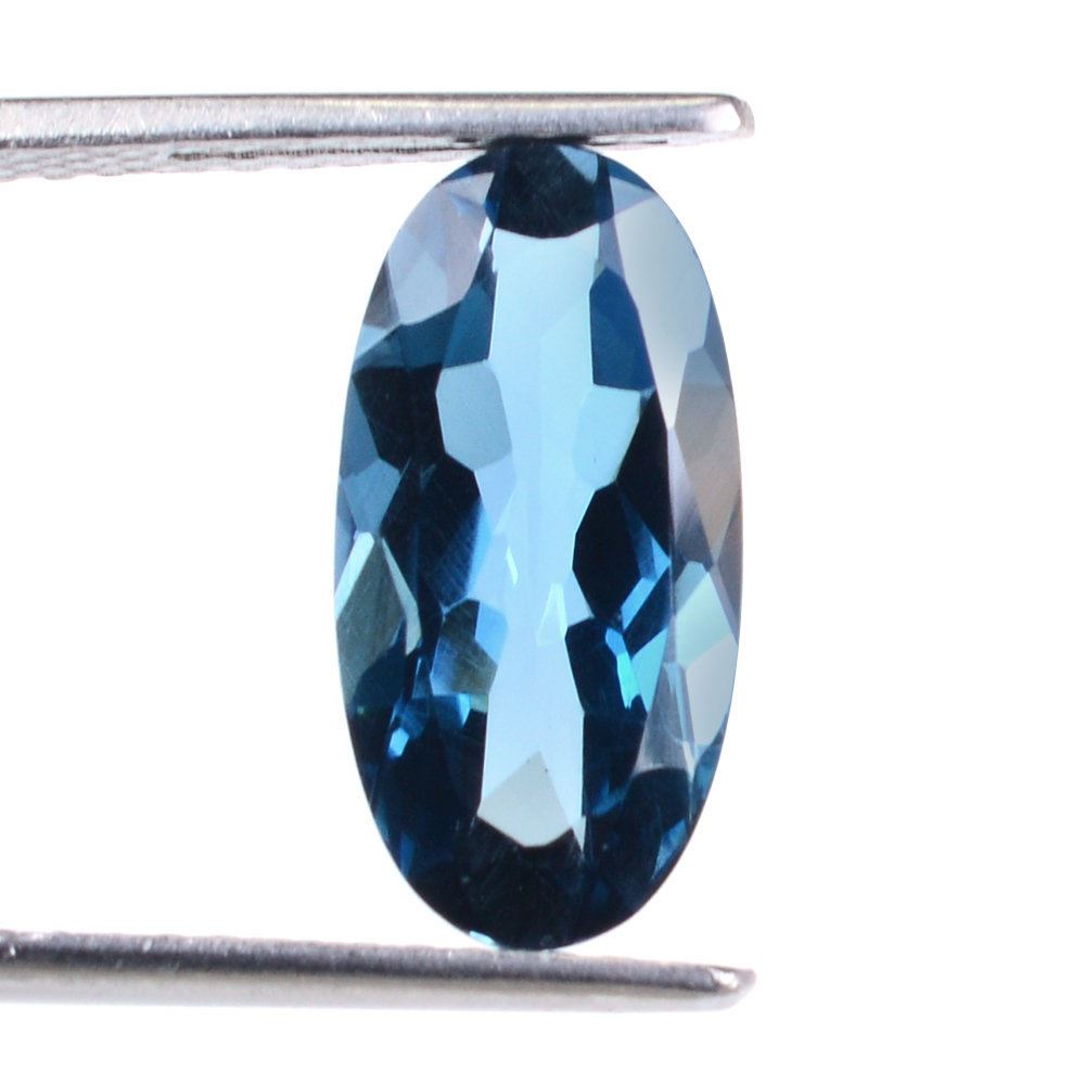 LONDON BLUE TOPAZ CUT OVAL (LITE) 16X8MM 5.17 Cts.