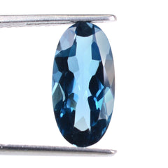 LONDON BLUE TOPAZ CUT OVAL (LITE) 16X8MM 5.17 Cts.