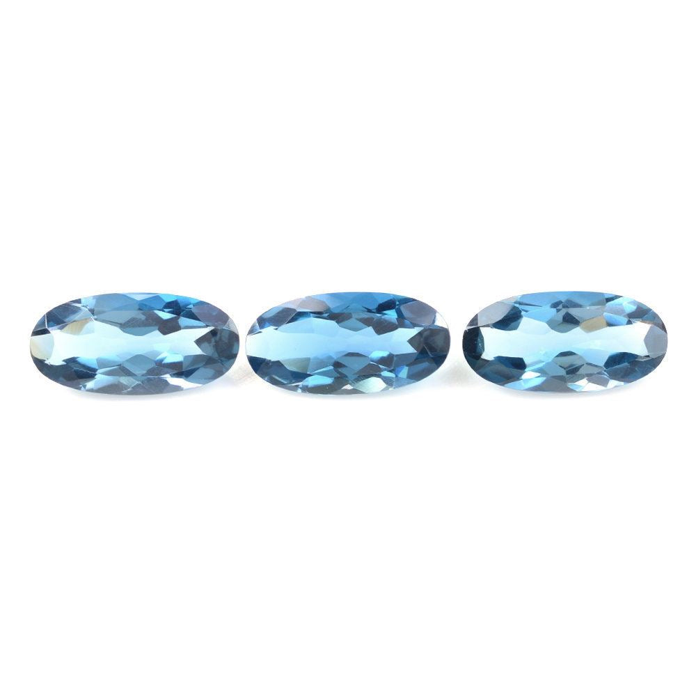 LONDON BLUE TOPAZ CUT OVAL (LITE) 16X8MM 5.17 Cts.