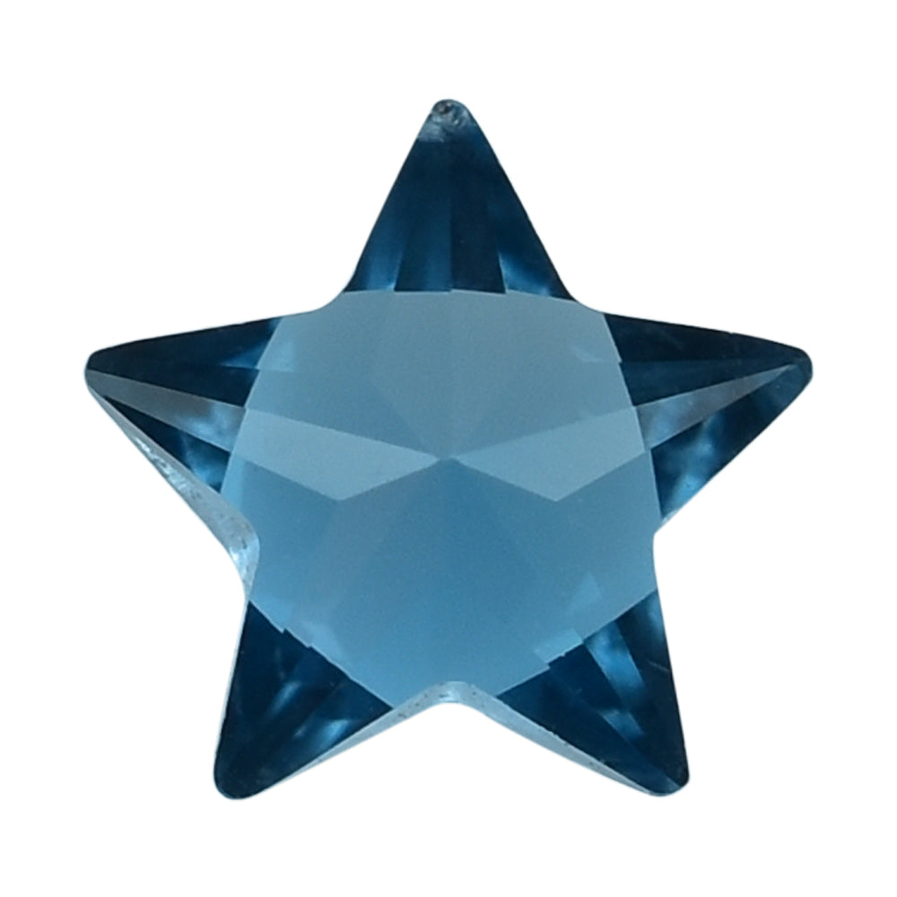 LONDON BLUE TOPAZ CUT STAR 6MM (THICKNESS:-3.90-4.30MM) 0.78 Cts.