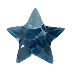 LONDON BLUE TOPAZ CUT STAR 4MM (THICKNESS:-2.60-3.00MM) 0.26 Cts.