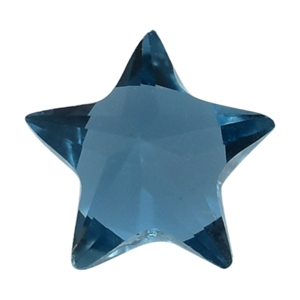 LONDON BLUE TOPAZ CUT STAR 4MM (THICKNESS:-2.60-3.00MM) 0.26 Cts.