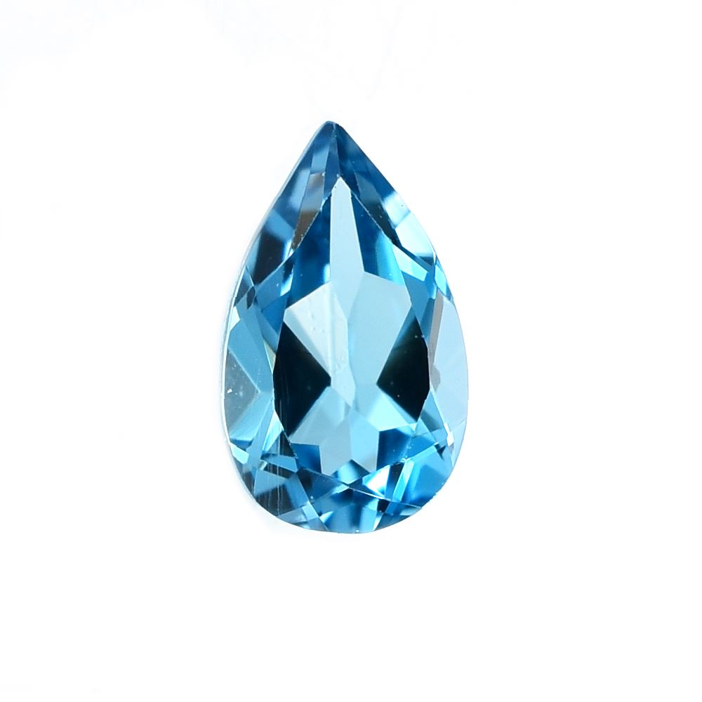 TOPAZ LONDON BLUE CUT PEAR (BLUE) (CLEAN) 5X3 MM 0.25 Cts.