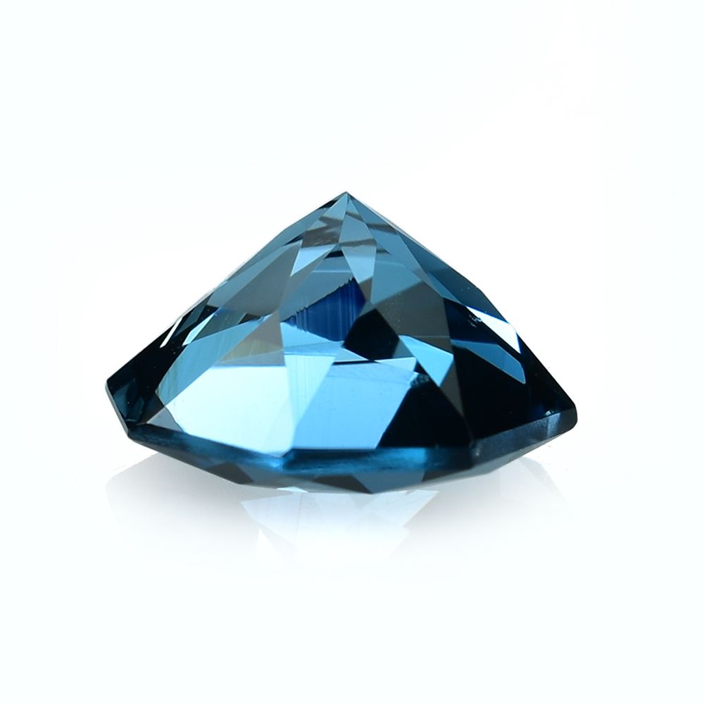LONDON BLUE TOPAZ CUT 8 SIDE ROUND OCTAGON (NORMAL/CLEAN) 12.00X12.00 MM 7.69 Cts.