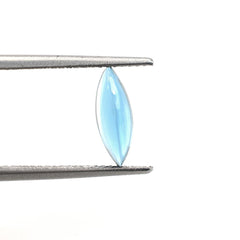LONDON BLUE TOPAZ PLAIN MARQUISE CAB (BABY)(CLEAN) 11.00X4.00 MM 1.20 Cts.
