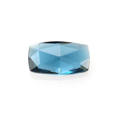 LONDON BLUE TOPAZ ROSE CUT BRIOLETTE CUSHION (NORMAL)(CLEAN) 11.00X6.00 MM 1.91 Cts.