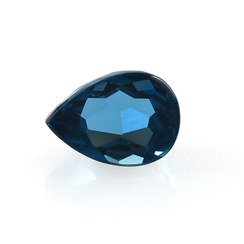 LONDON BLUE TOPAZ IRREGULAR CUT PEAR (NORMAL)(CLEAN) 7.00X5.00 MM 0.94 Cts.