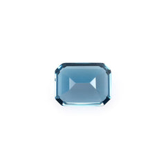 LONDON BLUE TOPAZ STEP CUT OCTAGON (NORMAL COLOR)(CLEAN) 9.00X7.00 MM 2.64 Cts.
