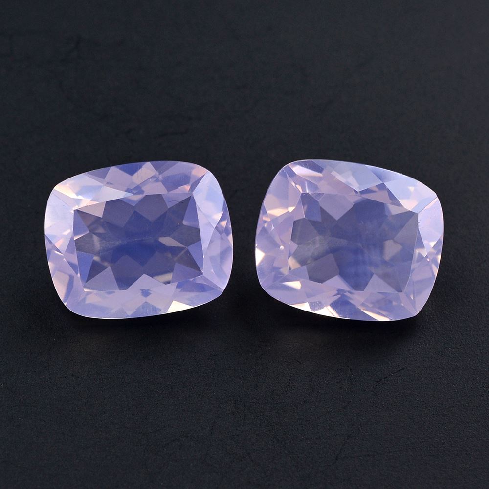 LAVENDER MOON QUARTZ CUT CUSHION 12X10MM 4.55 Cts.