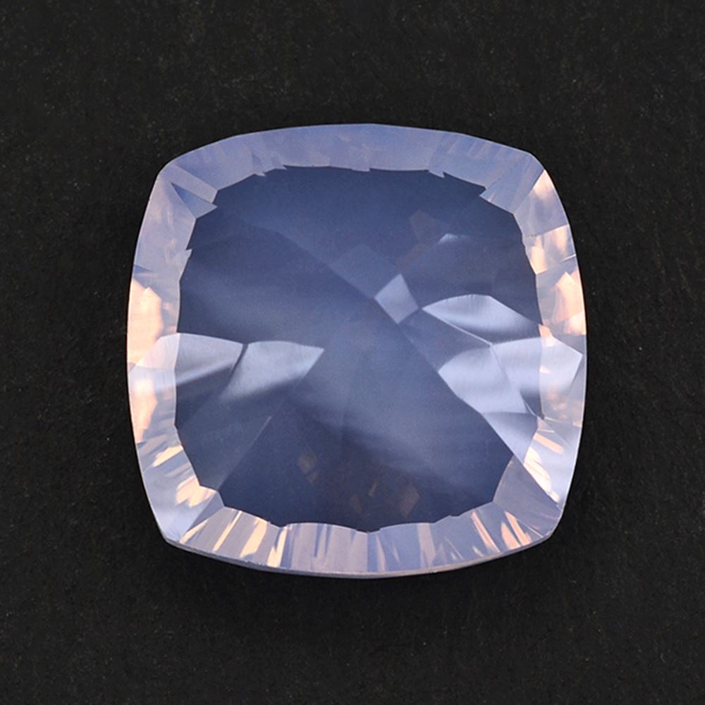 LAVENDER MOON QUARTZ CONCAVE CUT CUSHION 14MM 10.15 Cts.