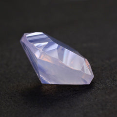 LAVENDER MOON QUARTZ LONG STEP CONCAVE CUSHION  12MM 6.34 Cts.