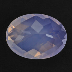 LAVENDER MOON QUARTZ CUT OVAL CHECKER 16X12MM 7.42 Cts.