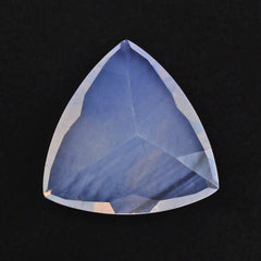 LAVENDER MOON QUARTZ TRIANGLE TOP DIAMOND CUT BACK TRILLION 12MM 4.11 Cts.