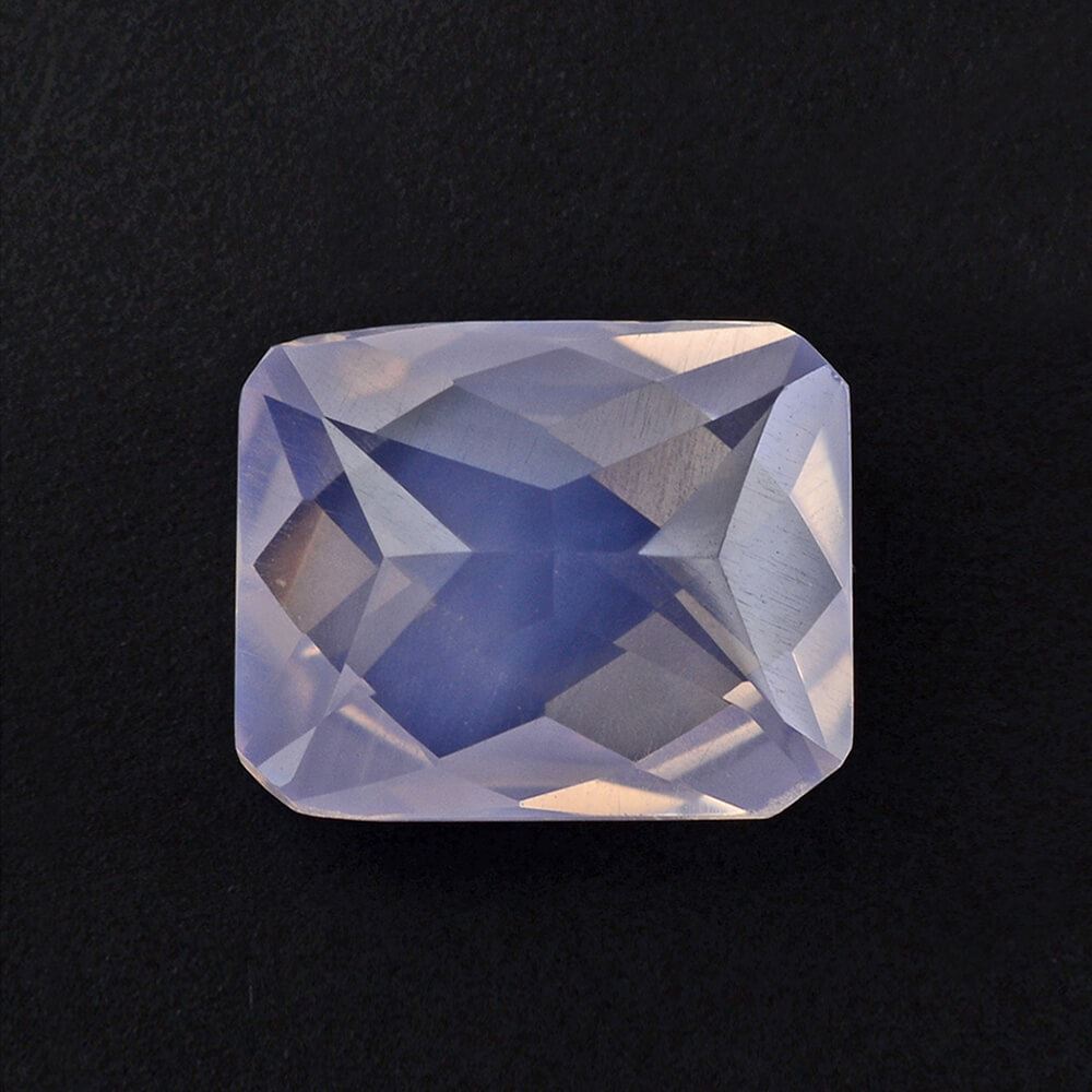 LAVENDER MOON QUARTZ SPECIAL CHECKER OCTAGON 12X10MM 5.23 Cts.