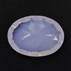 LAVENDER MOON QUARTZ CONCAVE OVAL 14X10MM 4.87 Cts.