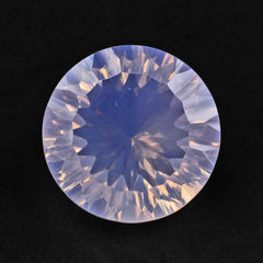 LAVENDER MOON QUARTZ CONCAVE CUT ROUND 15MM 10.21 Cts.