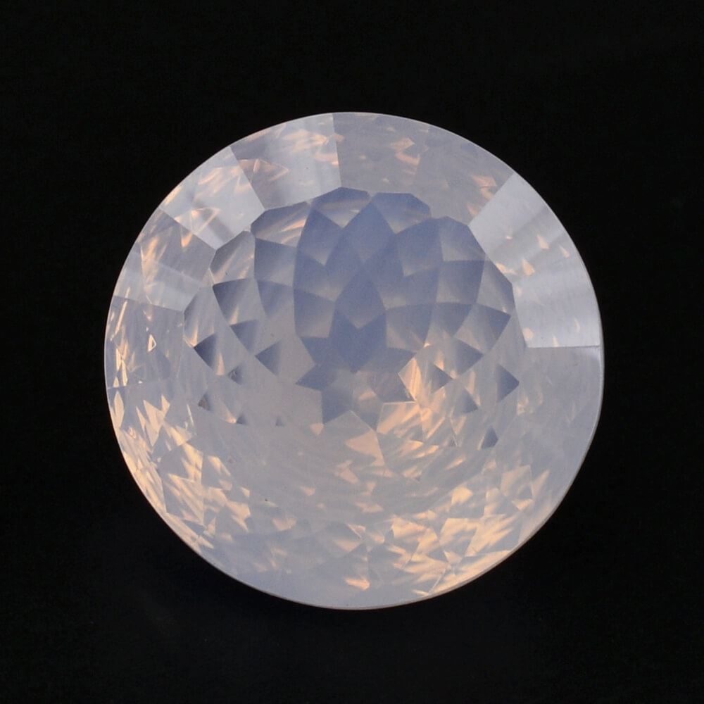 LAVENDER MOON QUARTZ NIRVANA CUT ROUND 14MM 8.43 Cts.