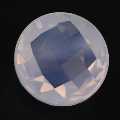 LAVENDER MOON QUARTZ CHECKER ROUND CAB 15MM 10.91 Cts.