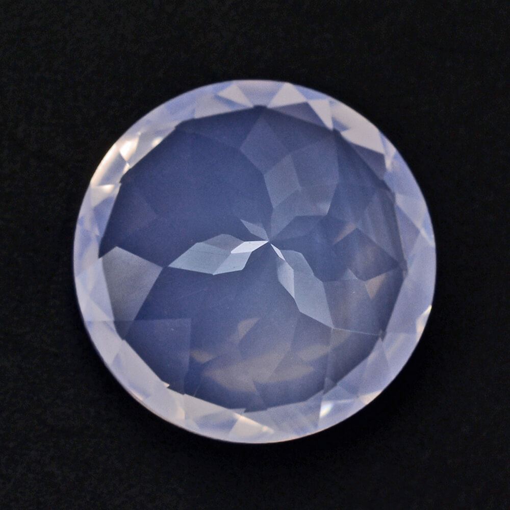 LAVENDER MOON QUARTZ CUT ROUND 14MM 8.71 Cts.