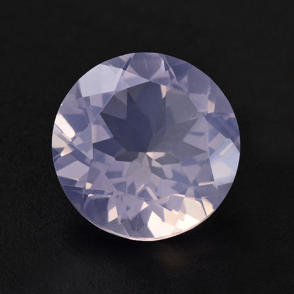 LAVENDER MOON QUARTZ CUT ROUND 11MM 4.44 Cts.