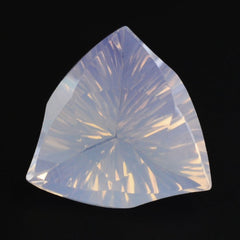 LAVENDER MOON QUARTZ LEAF CONCAVE TRILLION 14MM 7.13 Cts.