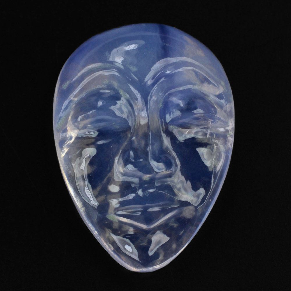 LAVENDER MOON QUARTZ MASK 21X15MM 13.57 Cts.