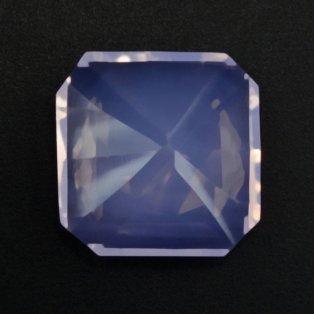 LAVENDER MOON QUARTZ CONCAVE SQUARE-OCTAGON 10MM 3.52 Cts.